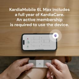 KardiaMobile® 6L + KardiaCare